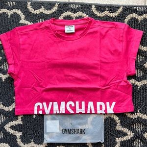 Brand new Gymshark Fraction cropped shirt